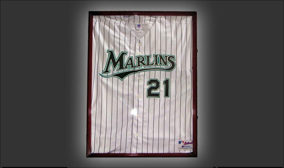 baseball jersey display